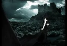 women castles dark ravens skies 1600x1200 wallpaper Art HD Wallpaper